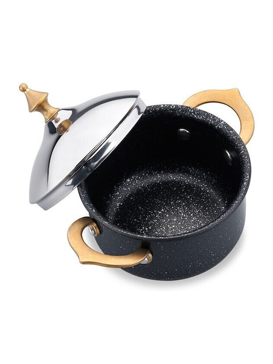 Korkmaz Hanedan Ρηχή Κατσαρόλα από Αλουμίνιο 45lt / 10cm