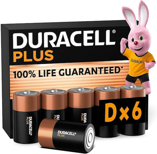 Duracell Baterii alcaline D 1.5V 6 buc