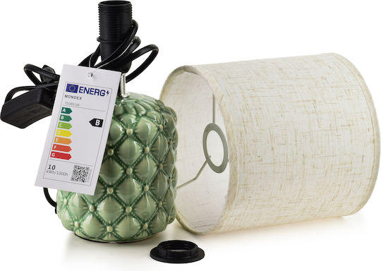Lampa Table Lamp with Green Shade and Base