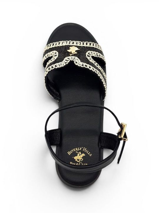 Women's Flat Sandals Black