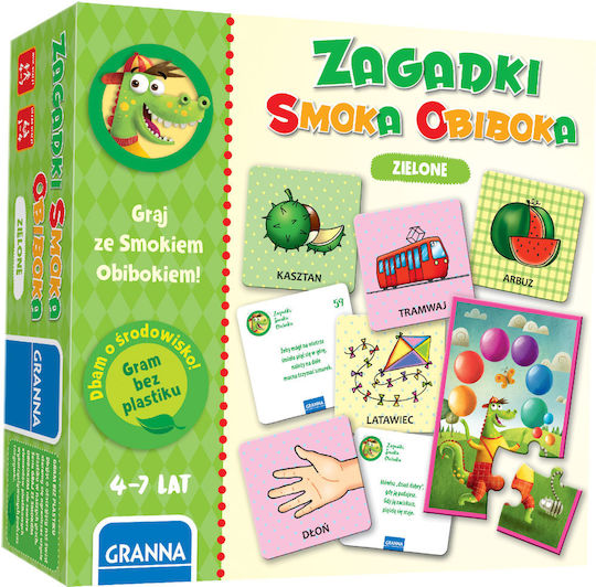 Επιτραπέζιο Παιχνίδι Dragon Obibok's Riddles: Green για 1-4 Παίκτες 4+ Ετών (PL) Granna