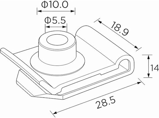 Epcrc246 U-Typ Muttern 10 Stück