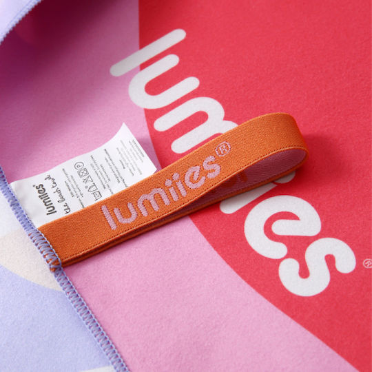Lumiies Microfiber Body Towel Pink 160x80cm