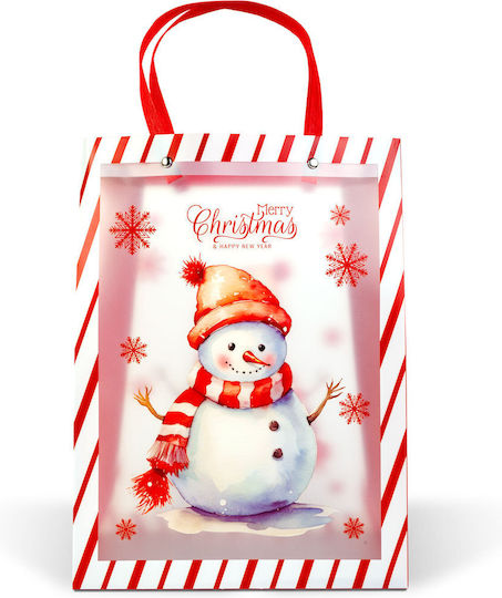 Geantă de Cadou de Crăciun Din Plastic 25x11x32 cm (Diverse Modele)