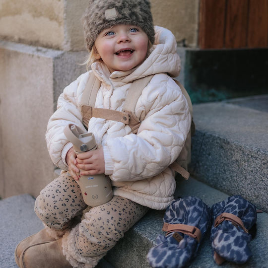 Elodie Details Learn & Grow Детска Бутилка За Вода Неръждаема Стомана С Изскачащо Капаче 350ml