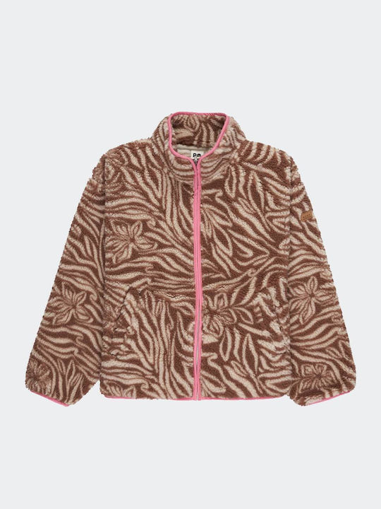 Kids Cardigan Fleece Parchment Like Electricity