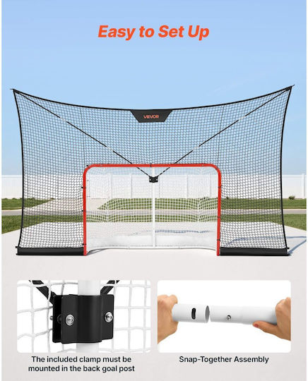Vevor Hockey Goal Set Protective Back Net 366x213 Cm Lhqgqqmsbdwqbqbw0001v0