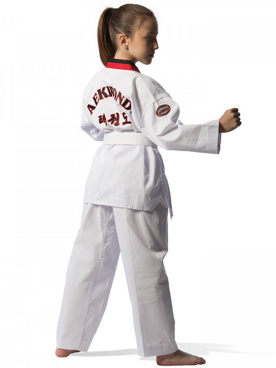 Olympus Sport Kyorugi Poom Taekwondo Dobok Unisex White