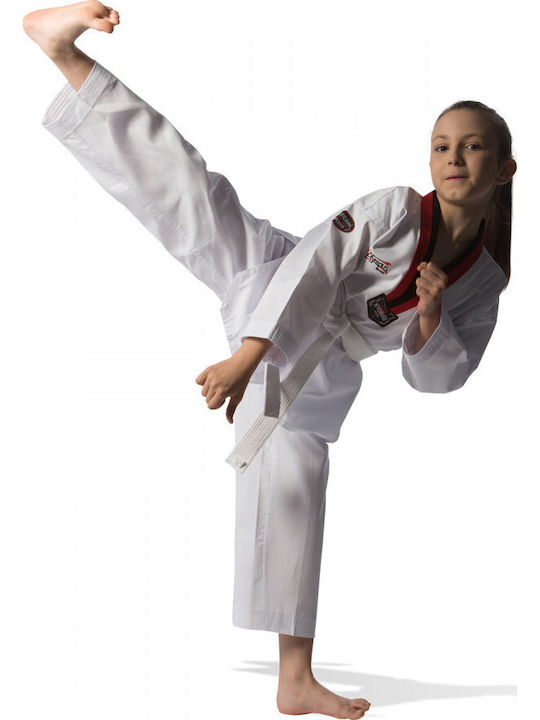 Olympus Sport Kyorugi Poom Taekwondo Dobok Unisex White