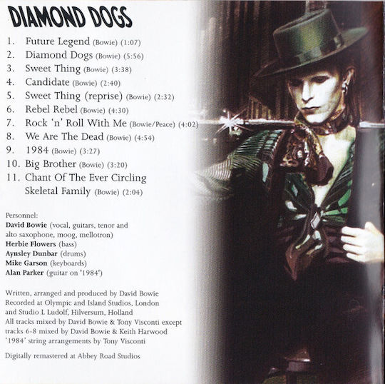 Bowie* Diamond Dogs Cd