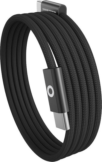 Mobile Origin Braided USB 2.0 Video Cable USB-C Male - USB-C 60W PD Black 1m MO-USC-CB11-BLK