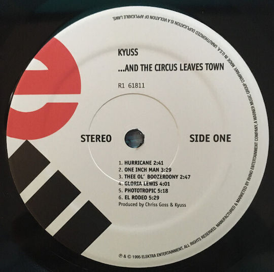 Kyuss Circus Leaves Town Vinyl