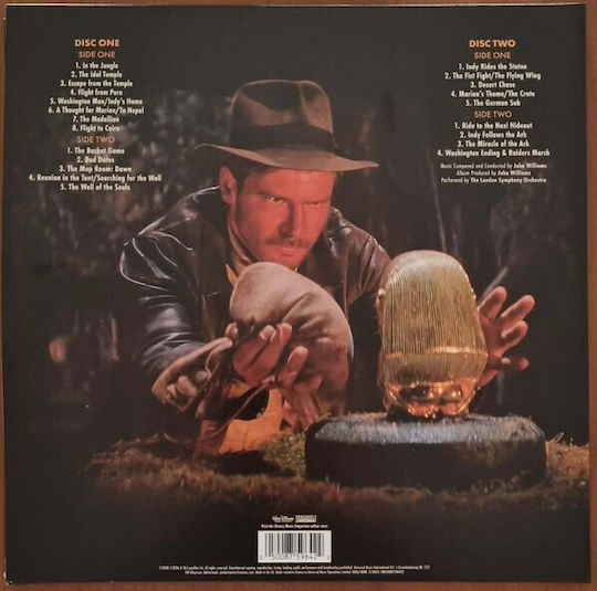 John Williams 4 Indiana Jones Raiders Lost Ark Original Motion Picture Soundtrack Vinyl