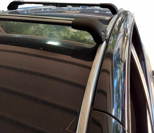 Nordrive Aluminum Car Roof Bars Silenzio for Opel Zafira Tourer Citroen CX 2011-2019 Set with Roof Rack Legs and Lock MΠ.OZAFIRATOURER.01