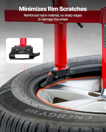 Vevor Manual Tire Changer Duck Head Silver Cone Suitable for 406-533 Mm Wheels Heavy Duty Tire Changer Head Adapter Set Mounting & Removal Tool More Cars Suv Trucks Atv Qcltczg