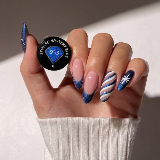 Semilac Semilac Gel Nagellack 953 Mystery Blau 7ml