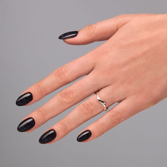 Semilac Semilac Gel Nagellack 394 Sparkling Midnight Date mit Glitzer 7ml