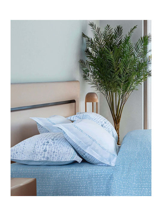 Nima Disaronno Bettlaken Set Einzel 170x260cm Blau 4 Stück