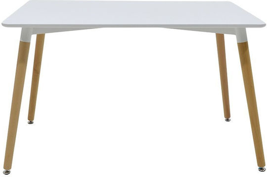 Masă de Bucătărie Natali cu 4 Scaune 120x80cm