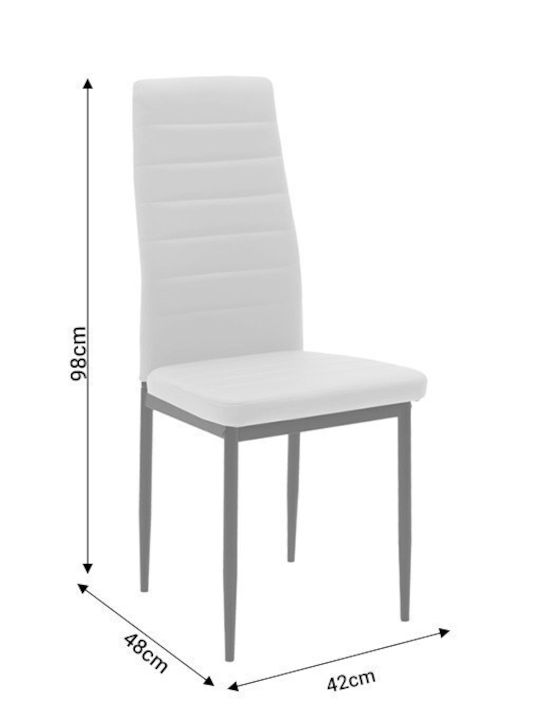 Pakketo Esszimmermöbel-Set Parker Mit 4 Stücken 120x80cm