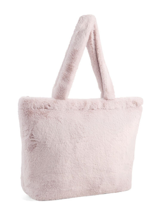 PUMA W Up Fur Damen Handtasche Shopper Schulter Rosa
