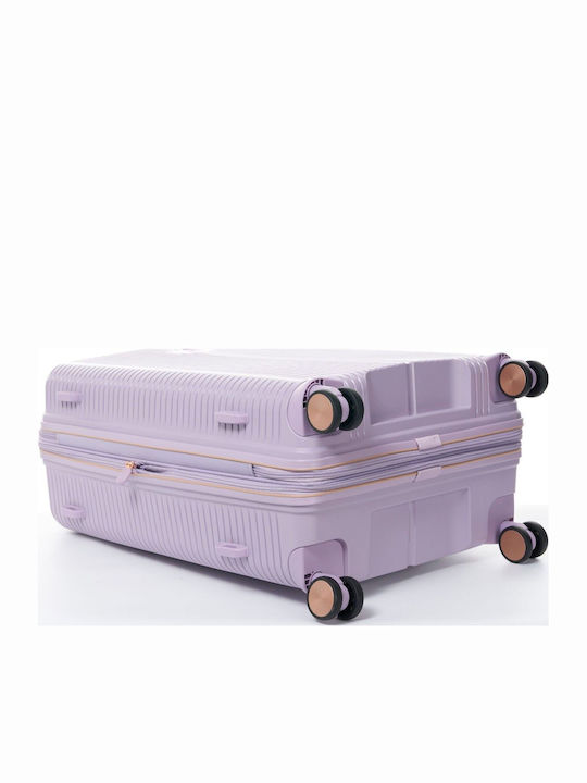 Verage Rome Large Hard Travel Suitcase Lila Height 77cm