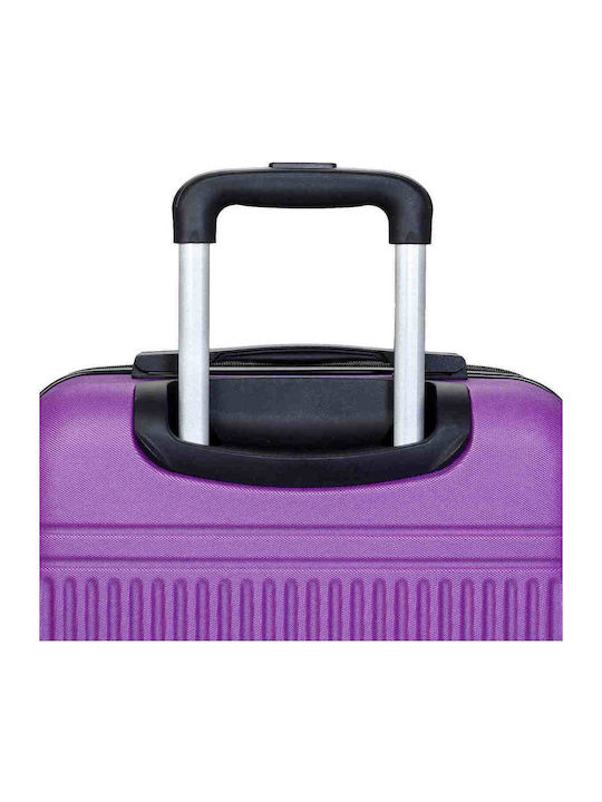 Seagull Hard Purple Travel Suitcases Set of 2 Pieces