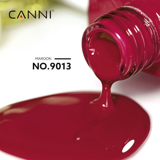 Canni Gel Nail Polish Maroon 9013 9ml