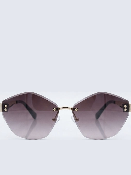 Max Air Grey Sunglasses with Metallic Frame Max Air Grey Sunglasses with Metallic Frame