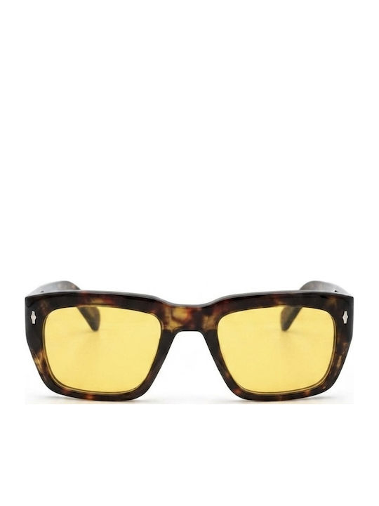 Max Air Yellow Sunglasses with Horn-Rimmed Frame Max Air Yellow Sunglasses with Horn-Rimmed Frame