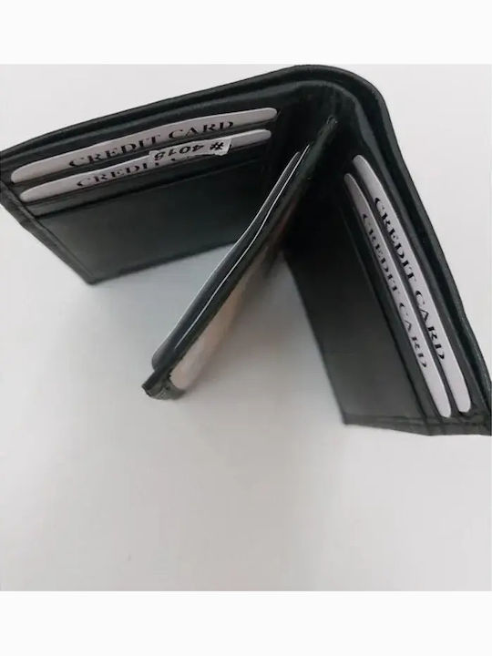 Leather Men's Card Wallet Green