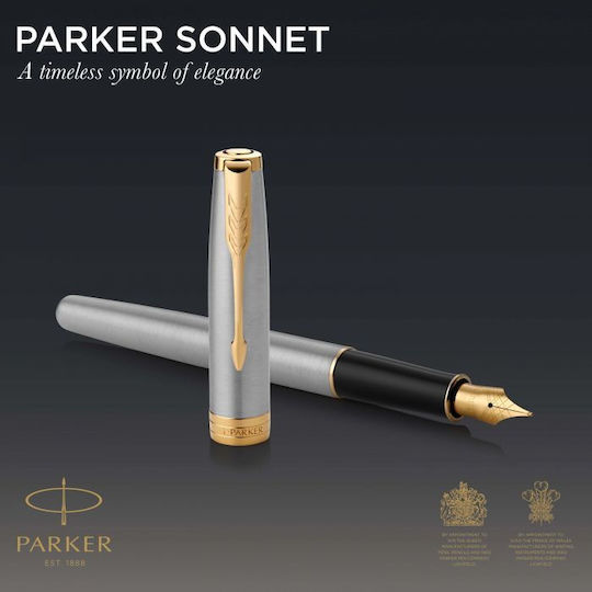 Parker Parker Sonnet Core Füllfederhalter Fein Graue