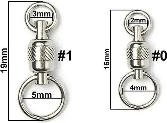 Sârmă Split Ring Bkk Infinity Swivel Js #4