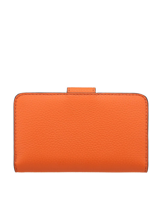 Michael Michael Leder Damenbrieftasche Karten Orange