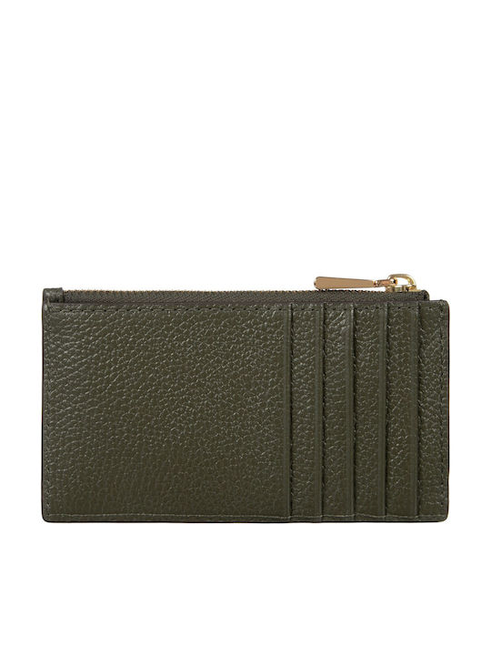 Michael Michael Leder Damenbrieftasche Karten Grün