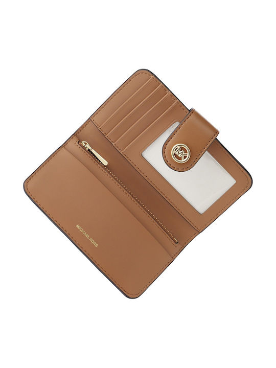 Michael Michael Stoff Damenbrieftasche in Creme
