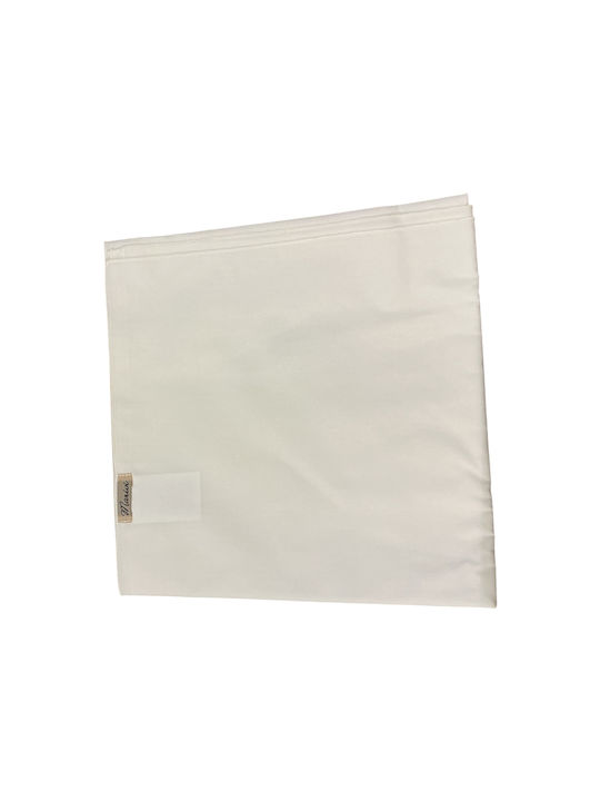 Marivi Swaddle Blanket Cotton White 90x90cm
