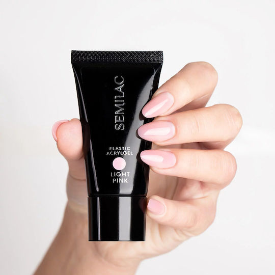 Semilac Acrygel Νυχιών Light Pink 30gr
