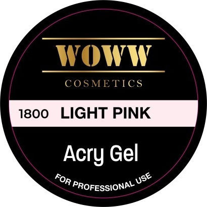 Woww Cosmetics Acrygel Nails 1800 Light Pink 30gr