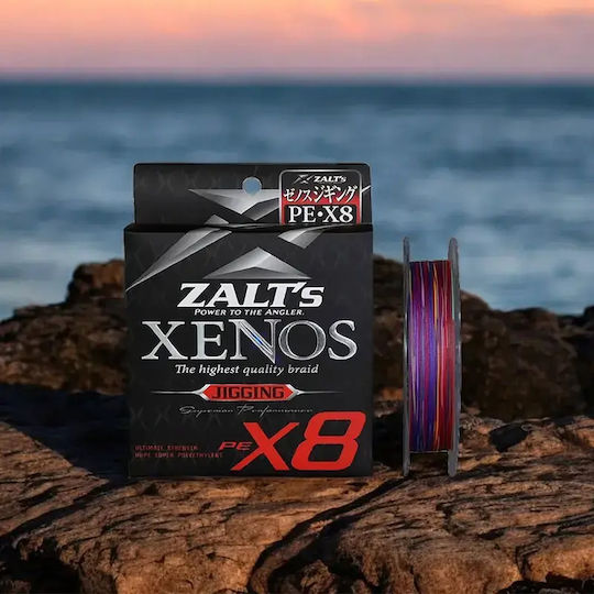 Angelschnur Zalt’s Xenos X8 Jigging Mehrfarbig 300m 0.209mm Pe#1.5