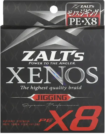 Angelschnur Zalt’s Xenos X8 Jigging Mehrfarbig 300m 0.209mm Pe#1.5