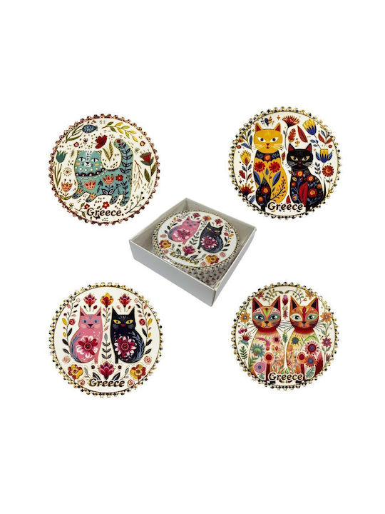 Plastic Coasters 4 Pieces