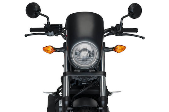 Puig Anarchy Полуобтекател Honda Cmx 500 Бунтовник 19 Черен Матиран