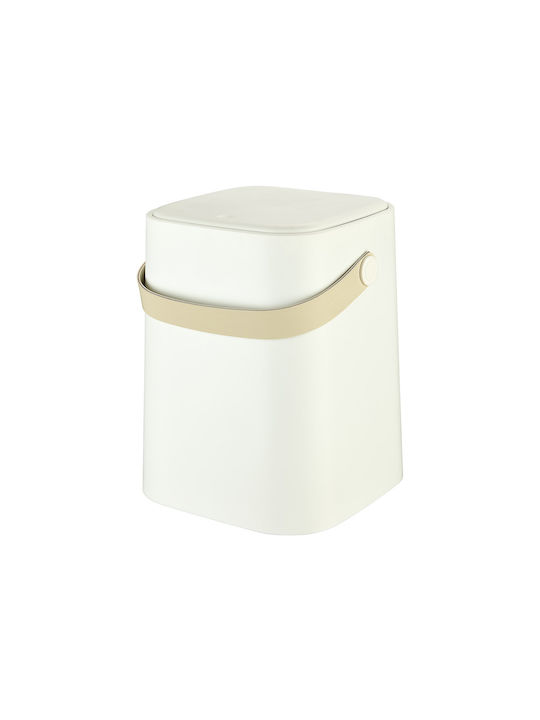 Femmit Waste Bin Handle Inner Bucket 8 L Kitchen & Bathroom White