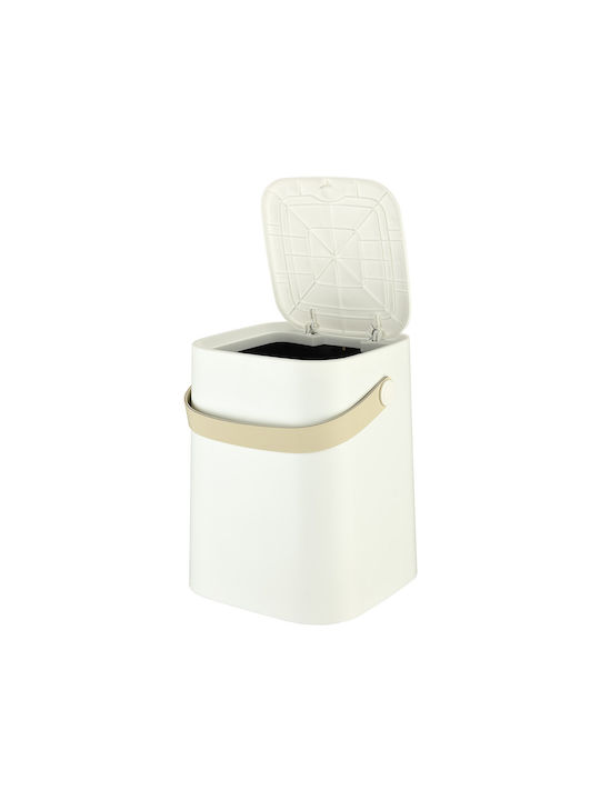 Femmit Waste Bin Handle Inner Bucket 8 L Kitchen & Bathroom White