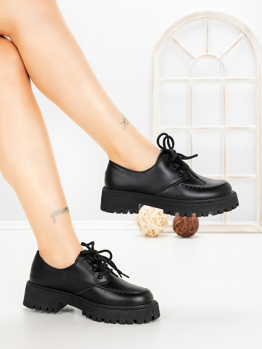 Damen Oxfords in Schwarz Farbe