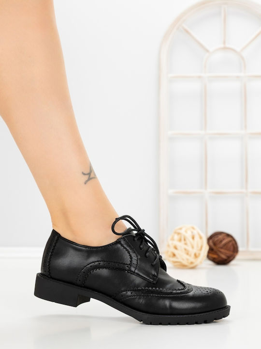 Damen Oxfords in Schwarz Farbe