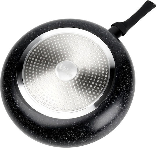 Vilde Black Line Aluminum Pan with Stone Coating 32cm