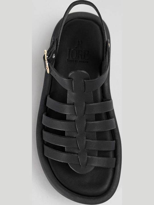 Women's Flat Sandals Gladiator Flatforms Black