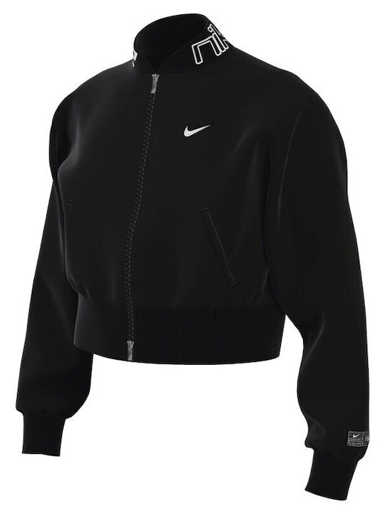 Sportlich Kinderstrickjacke Fleece Schwarz